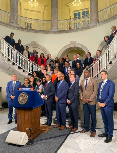 Community Housing Innovations (CHI), standing in partnership with NYC Mayor Adams and his strong leadership team, and nonprofit partners, working together to address the humanitarian asylum crisis in NYC