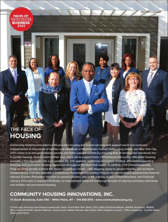 ‘The Face of Housing’ in 914Inc. Faces of Westchester Business 2023