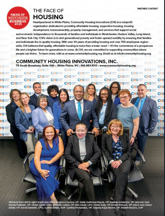 914Inc. Magazine as the 2025 “The Face of Housing”